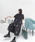 Polka Dot Drawstring Shirt Jumpsuit